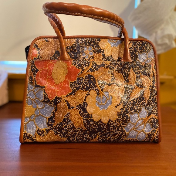 Patricia Nash Multicolor Floral Satchel - Picture 3 of 6